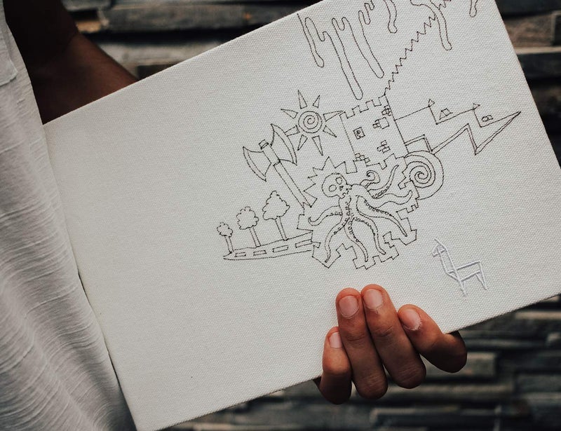 ETCHR Mixed Media Sketchbooks for Drawing and Painting I A5 5.8x8.3in Hot Press Smooth 100 Percent Cotton Sketch Watercolor Paper I Vegan Friendly I 52 Pages Landscape Format I Customizable Cover - Image 4